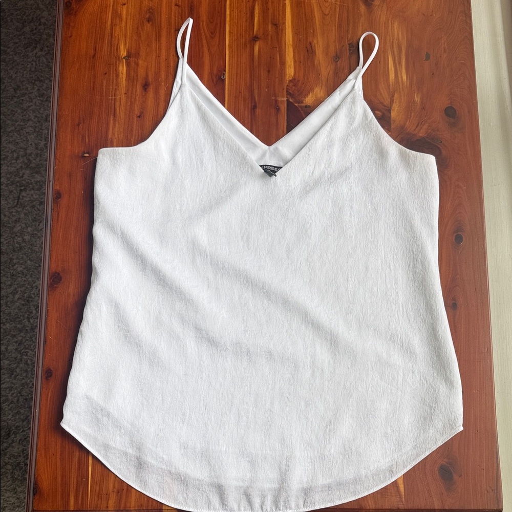 Express Elegant White Camisole